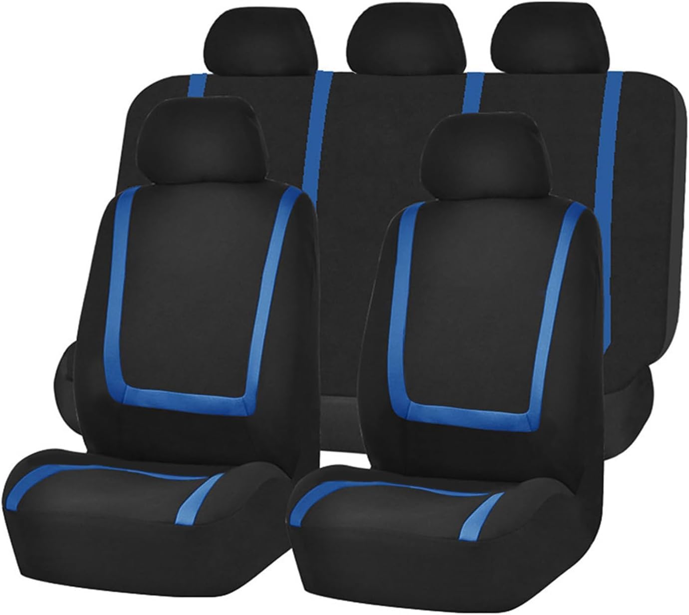 CRTTRS Auto Schonbezüge Komplettset für Hyundai iX-35 ix35 SUV, Auto Waschbar Und Anti-Rutsch Autositzbezüge Set Allwetter Rutschfester Sets Sitzschutz Innenzubehör,C Blue von CRTTRS