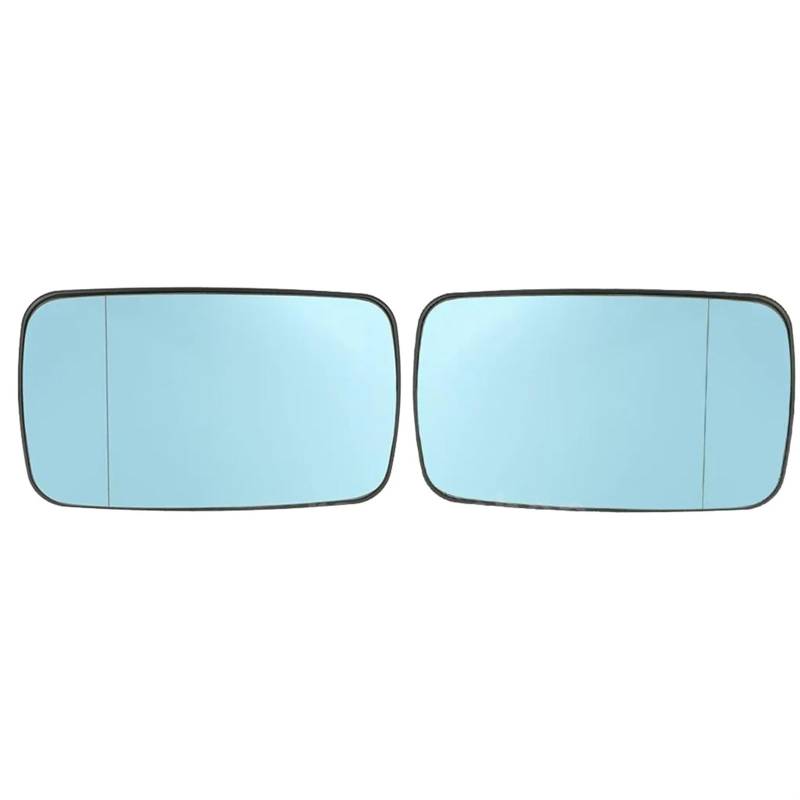 Auto Außenspiegel Für E46 1998-2006 51168250438 1 Paar Blau Links Rechts Seite Auto Glas Beheizte Rückspiegel Glas Ersatz Außenspiegel von CRUBVQQ