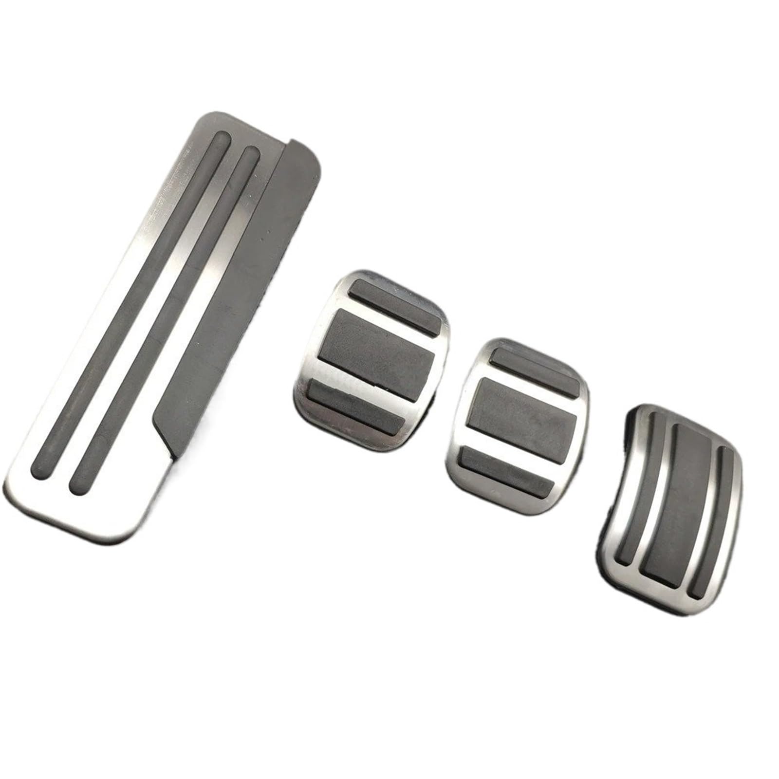 Auto Gas Bremspedale Für Peugeot Für 308S 2014-2020 Auto Aluminium Modifiziertes Pedal Kit Gasbremse rutschfeste Metallpolsterabdeckung Dekoratives Zubehör Bremse Fußbett Abdeckplatte(Manual (4pcs)) von CRUBVQQ