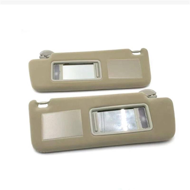 Für Toyota Für Land Für Cruiser J12 2002-2009 1 Stück Auto Seite Sonnenblende Sonnenblende Assy UV Blockieren Ersatz 74310-6A020 Inside Sonnenblende Innensonnenblende(A Pair-Beige) von CRUBVQQ