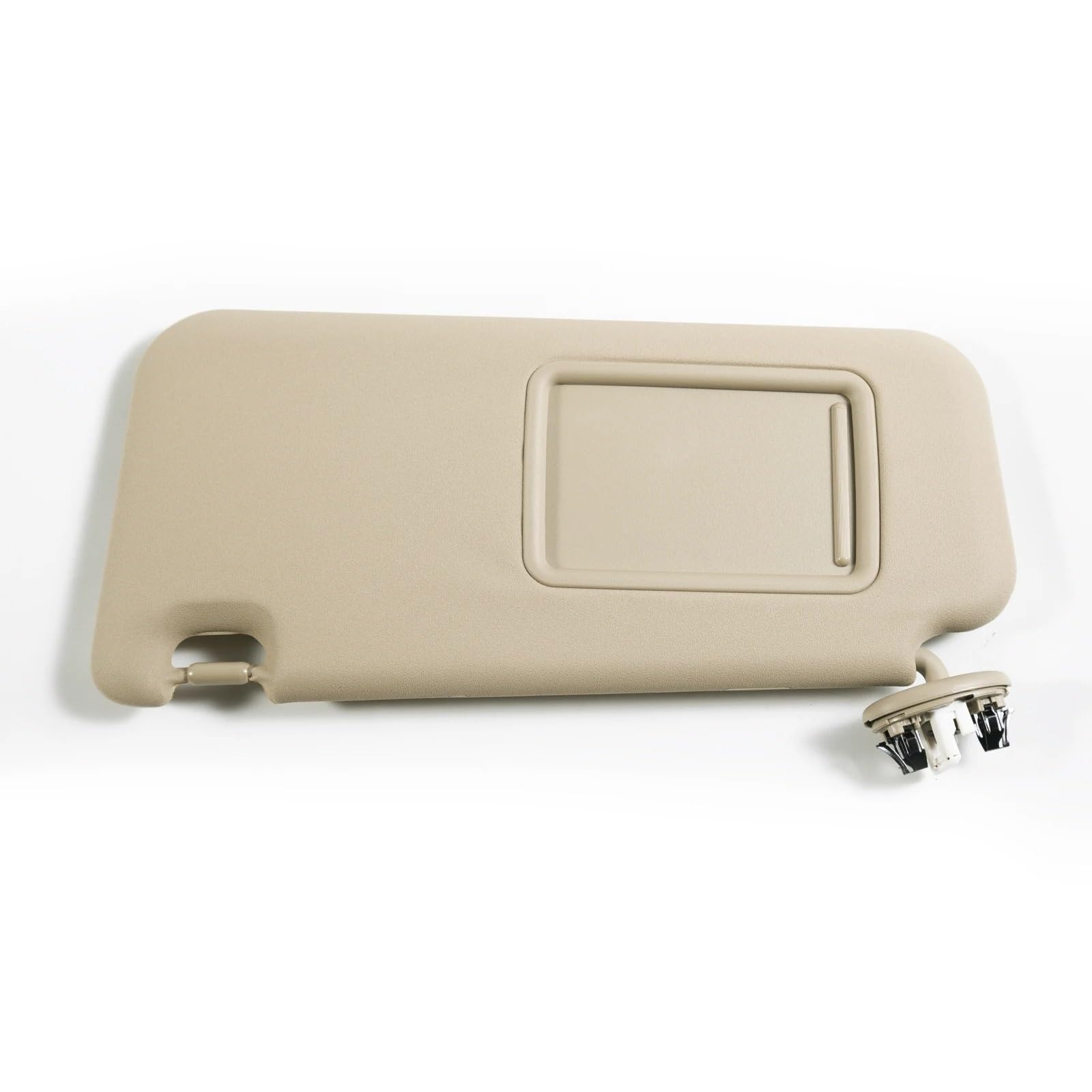 Auto-Sonnenblende für Toyota RAV4 2006–2013, mit Spiegel-Abdeckplatte zum Blockieren von Sonnenlicht 74320-42501-B2 74310-42452-B2 (beige linke Seite) von CRUBVQQ