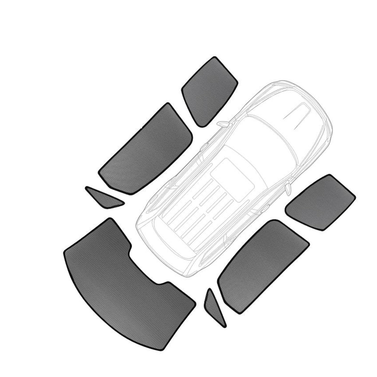 Auto Sonnenschutz Für CRV Für CR-V IV 2012 2013 2014 2015 2016 Magnetische Auto Sonnenschutz Schild Frontscheibe Vorhang Fenster Sonnenschutz Visier Auto Vorhang Abdeckung(7pcs) von CRUBVQQ