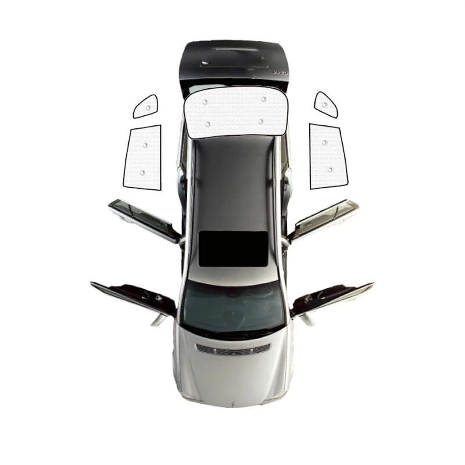 Auto Sonnenschutz Für Koleos Für Samsung QM5 MK1 2007 2008 2009 2010 2011 2012 2013 2014 2015 Auto Sonnenschutz Zubehör Sonnenschirm Windschutzscheibe Auto Vorhang Abdeckung(Rear sunshades) von CRUBVQQ