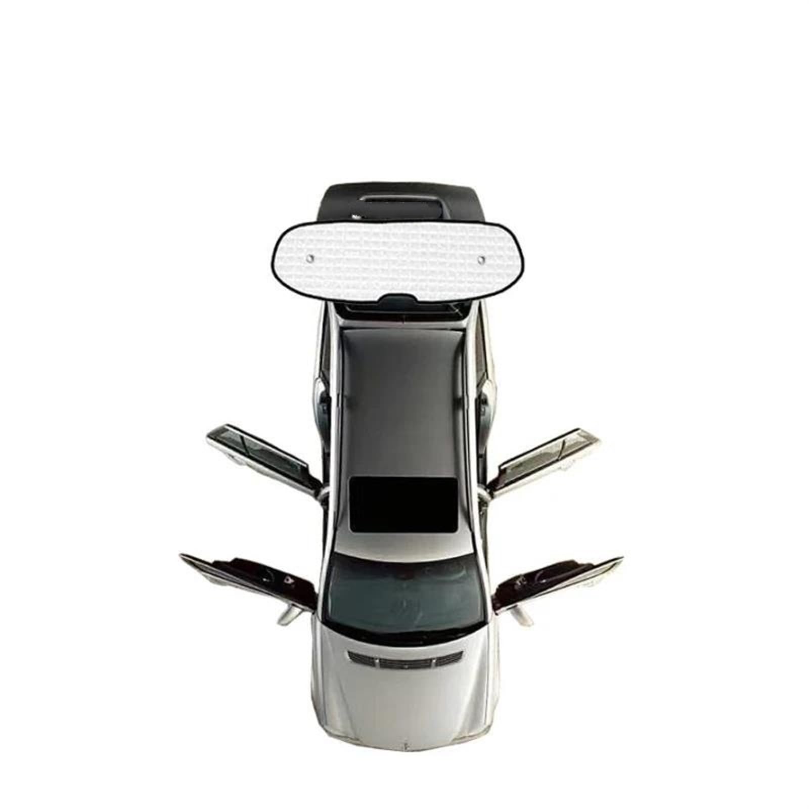 Auto Sonnenschutz Für Peugeot 3008 T84 2008-2016 Auto Sonnenschutz Abdeckung Sonnenschutz Sonnenschutz Fenster Abdeckung Pad Vorne Hinten Sonnenschutz Teile Auto Vorhang Abdeckung(Rear Windshield) von CRUBVQQ