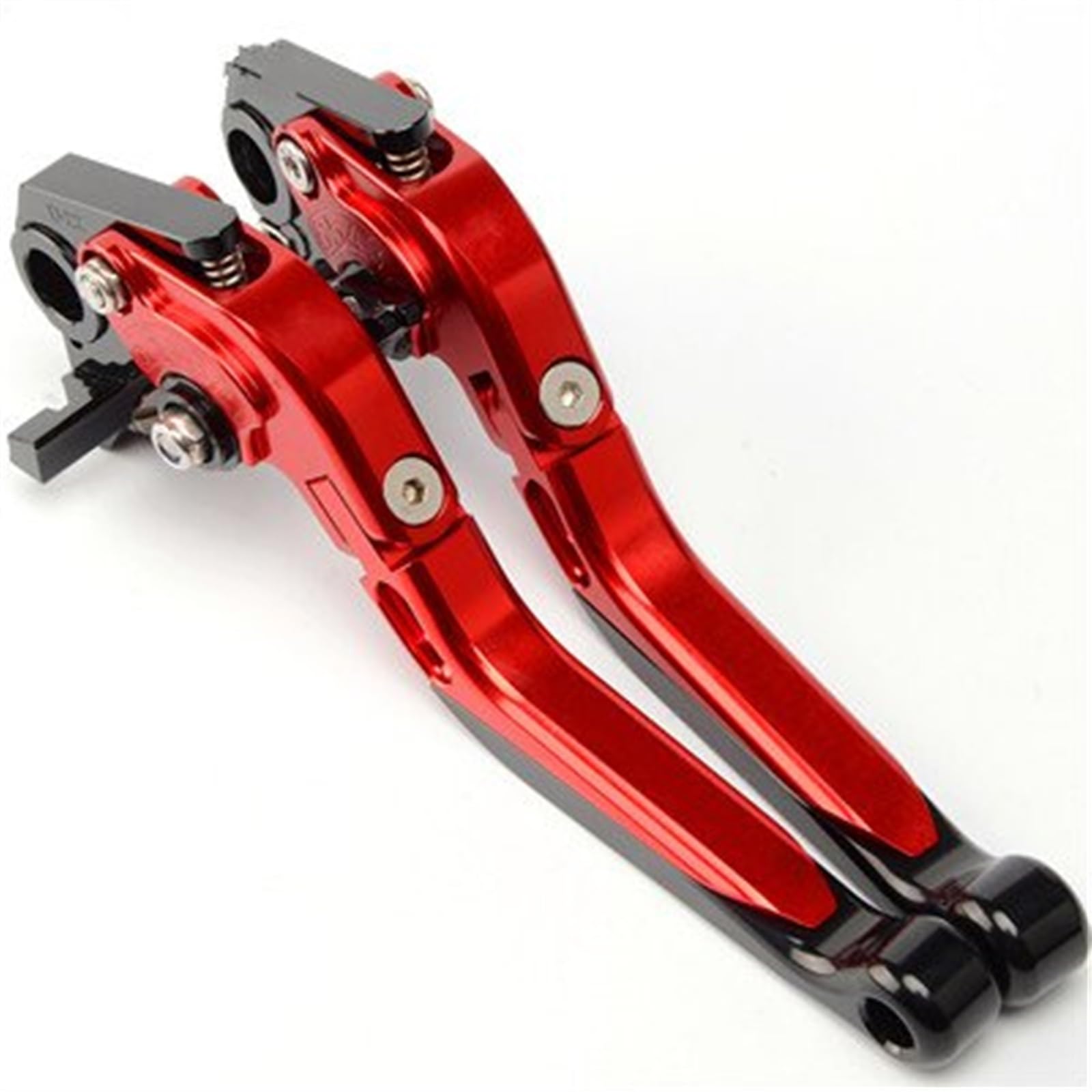 Brems Kupplungshebel Für Ducati Für Monster 696 796 695 620 400 Motorrad CNC Faltbare Ausziehbare Bremsen Kupplungshebel Motorrad Kupplung Brems Hebel(Red-Black) von CRUBVQQ