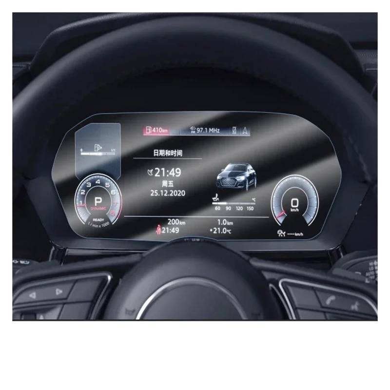 Für A3 Für 8Y Für Sline S3 2021 2020 Limousine Fließheck Auto Displayschutzfolie Navigator Schutz Gehärtetes Glas Schutzfolie Navigation Schutzfolie Aus Gehärtetem Glas(High Configuration) von CRUBVQQ