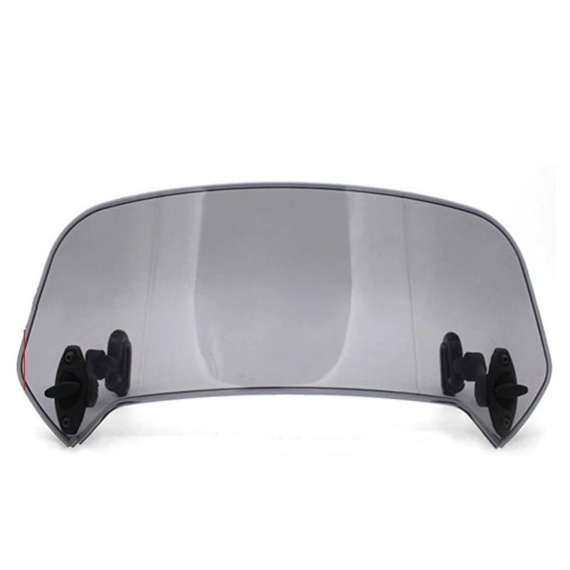 Für Alle Motorradmodelle Universelle Windschutzscheibenverlängerung Für Motorräder Einstellbarer Spoiler Clamp-On Windschutzscheibenabweiser Geeignet Windschutz Windabweiser Motorrad(Big Size B) von CRUBVQQ