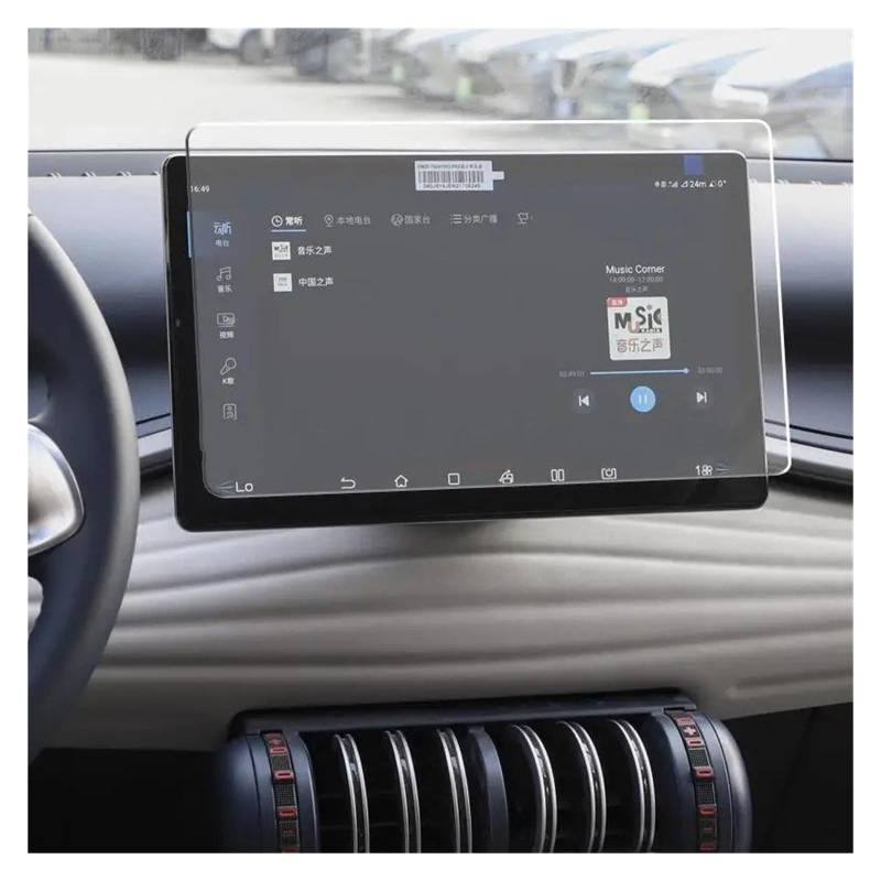 Für BYD Für ATTO 3 2022 Auto-Infotainment-GPS-Navigationsdisplay Schützen Sie Den Displayschutz Aus Gehärtetem Glas Navigation Schutzfolie Aus Gehärtetem Glas(12.8 GPS) von CRUBVQQ