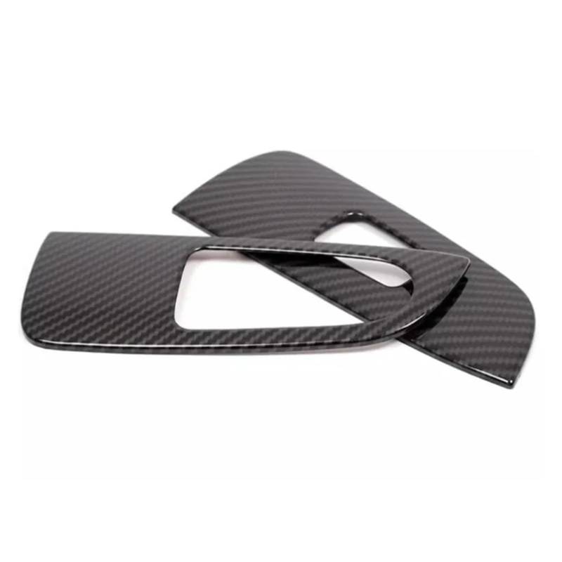 Für Benz V Klasse V260 W447 2015-2022 Auto Innen Tür Armlehne Fenster Lift-Taste Rahmen Trim Abdeckung Aufkleber Zubehör Auto Zentrale Steuerung Abdeckung Aufkleber(Carbon Fiber Style) von CRUBVQQ