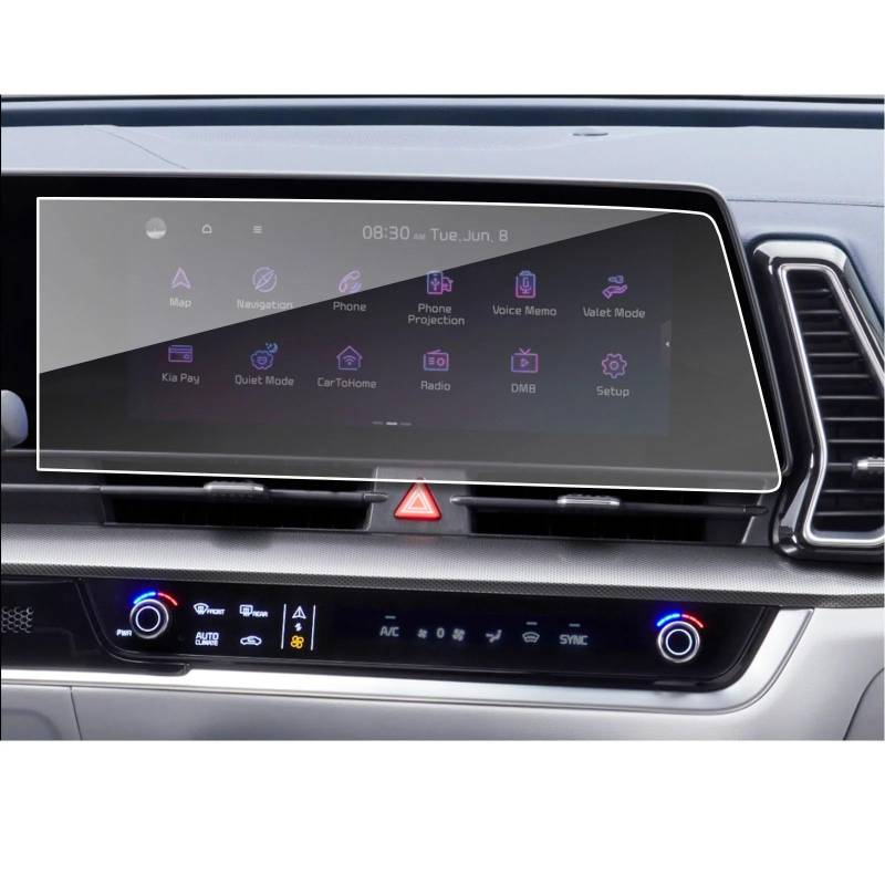 Für Bildschirm Für Schutz Für Sportage Für NQ5 12,3-Zoll 2022 GPS Navigation Touch Center Display Auto Innen NQ5 Zubehör Navigation Schutzfolie Aus Gehärtetem Glas von CRUBVQQ