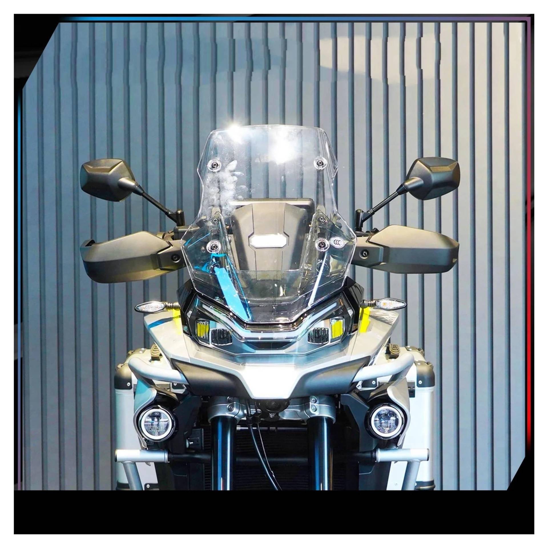 Für CFMOTO Für 800MT Für CF800MT 800 MT 62CM Motorrad Frontscheibe Windschutz Windschutz Bildschirm Windabweiser Windschutz Windabweiser Motorrad(Transparent) von CRUBVQQ