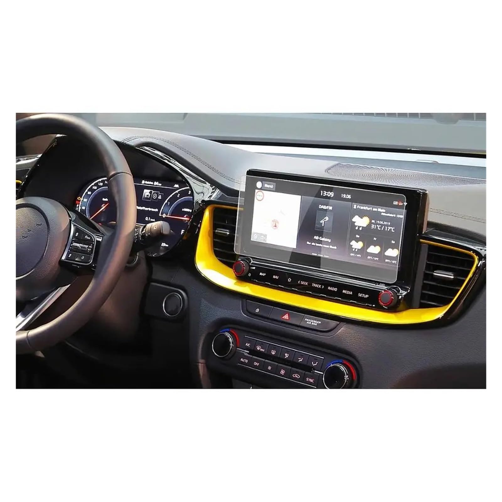 Für Ceed X 2019 2020 2021 Für NIRO 2020 2021 10,25 Zoll GPS-Navigation Touchcenter Display Screen Protector Navigation Schutzfolie Aus Gehärtetem Glas von CRUBVQQ