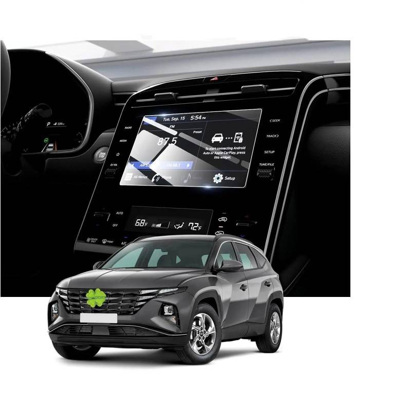 Für Hyundai Für Tucson NX4 2021-2023 2024 8-Zoll-LCD-Autoradio GPS-Navigation Gehärtetes Glas Bildschirm Filmschutz Navigation Schutzfolie Aus Gehärtetem Glas von CRUBVQQ