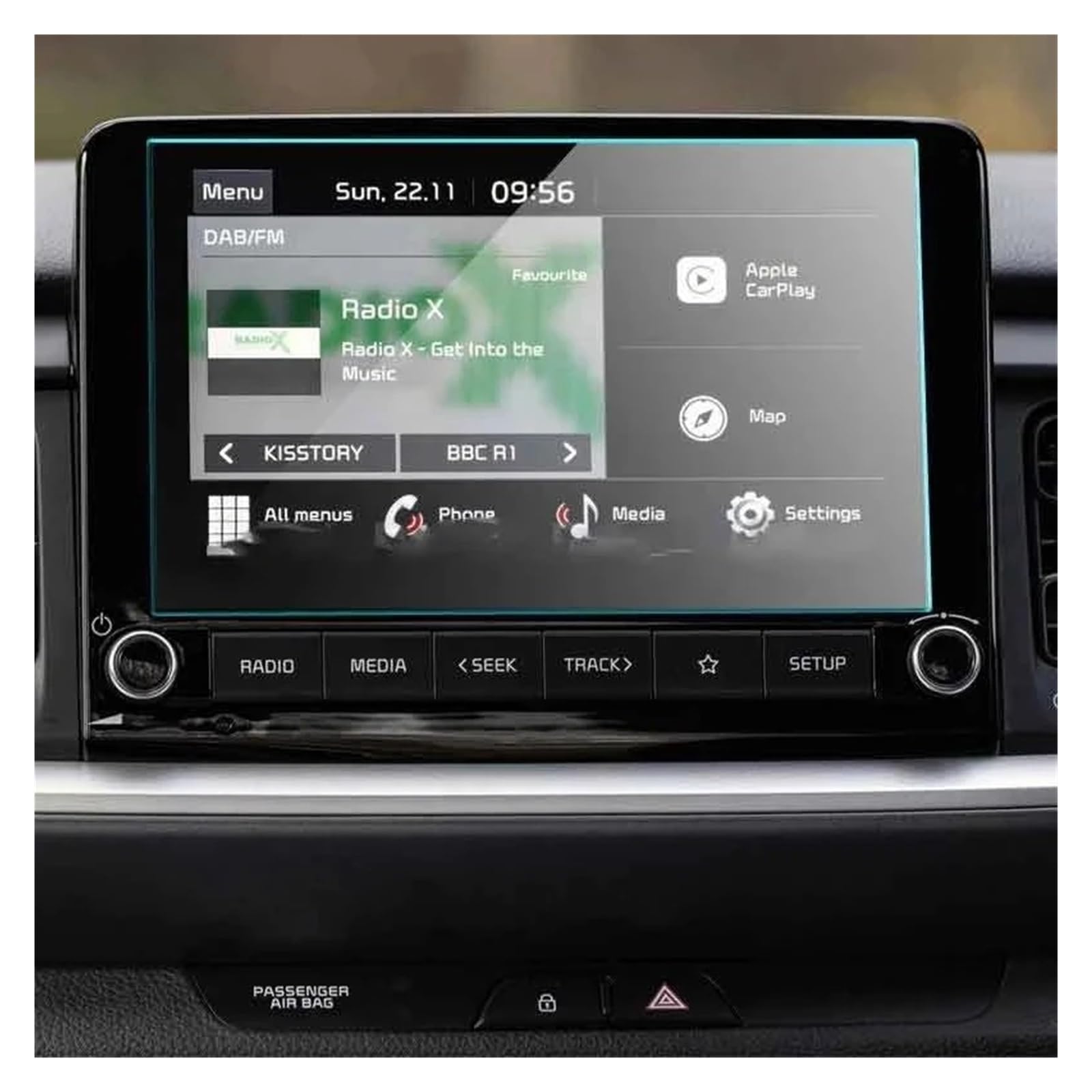 Für Kia Für Stonic 2021 2022 8 Zoll Autoradio GPS Gehärtetes Glas Displayschutzfolie Navigation Schutzfolie Aus Gehärtetem Glas von CRUBVQQ