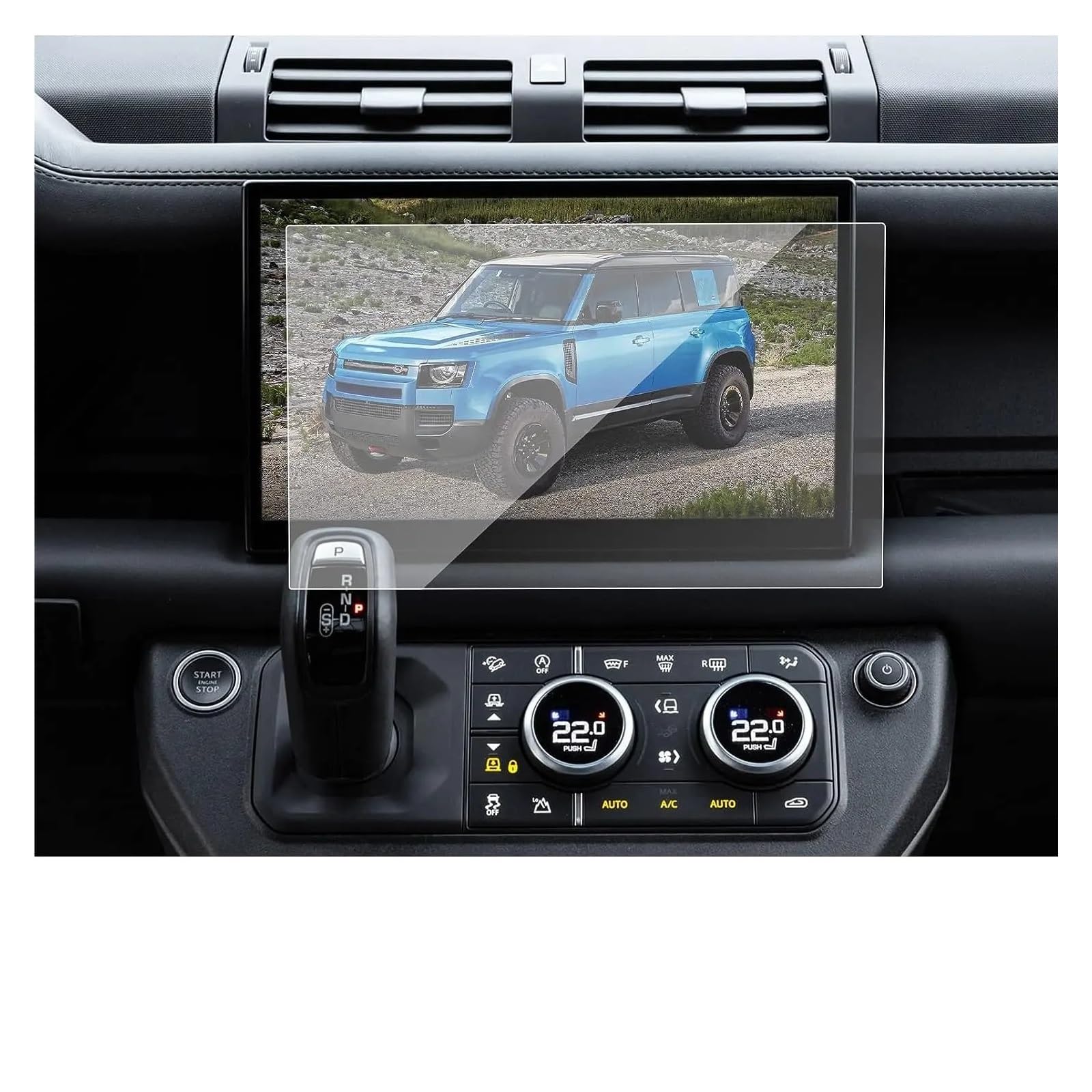 Für Land Für Rover Für Defender 2023 2024 11,4 Zoll Auto LCD GPS Navigation Gehärtetes Glas Bildschirm Filmschutz Navigation Schutzfolie Aus Gehärtetem Glas von CRUBVQQ