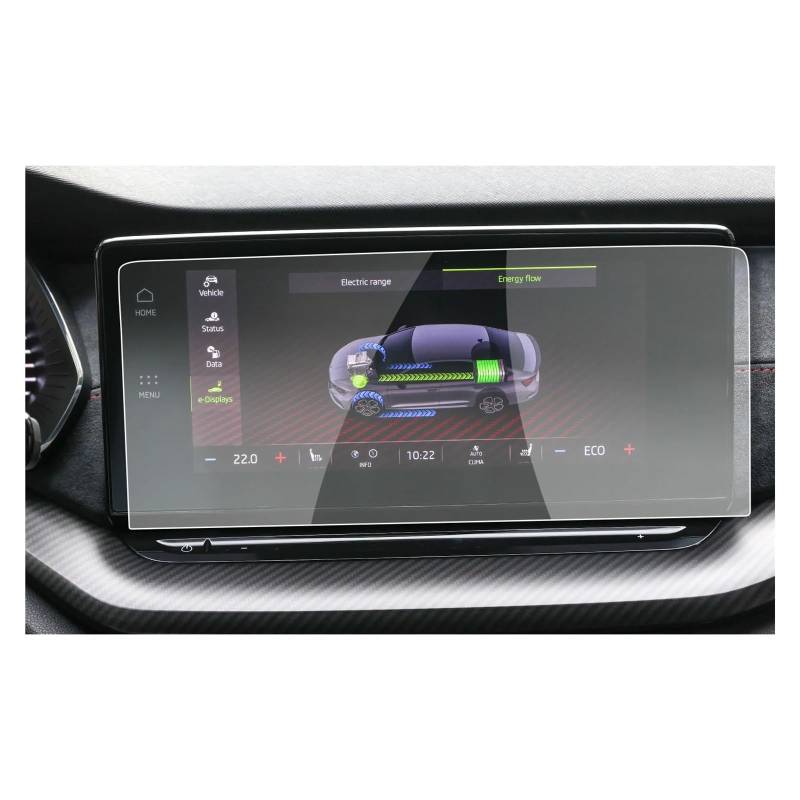 Für Octavia MK4 10 Zoll 2020 2021 GPS Navigation Touch Center Display Auto Innen Zubehör Screen Protector Navigation Schutzfolie Aus Gehärtetem Glas von CRUBVQQ