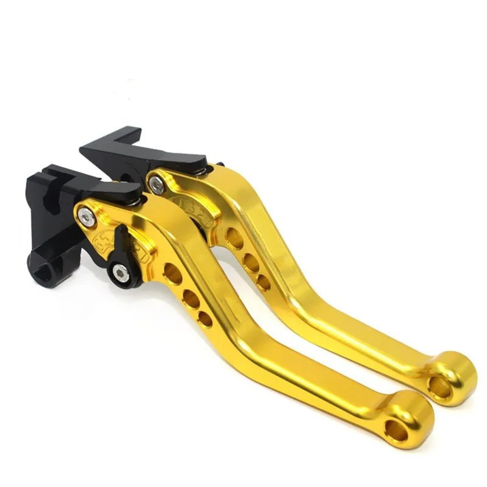 Für Super Für SOCO TC Für TCmax TS TSx Qualität Modifizierte Motorrad CNC Einstellbare Kurze Bremskupplungshebel Motorrad Kupplung Brems Hebel(Gold) von CRUBVQQ