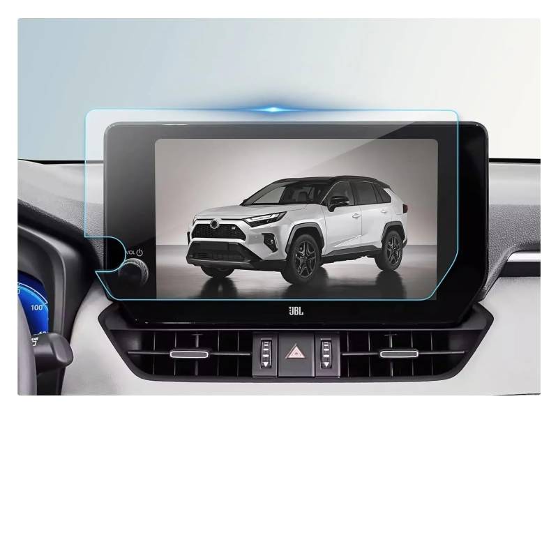 Für Toyota Für RAV4 2023 2024 Auto LCD GPS Navigation Gehärtetem Glas Touch Screen Film Protector Navigation Schutzfolie Aus Gehärtetem Glas(10.5INCH) von CRUBVQQ