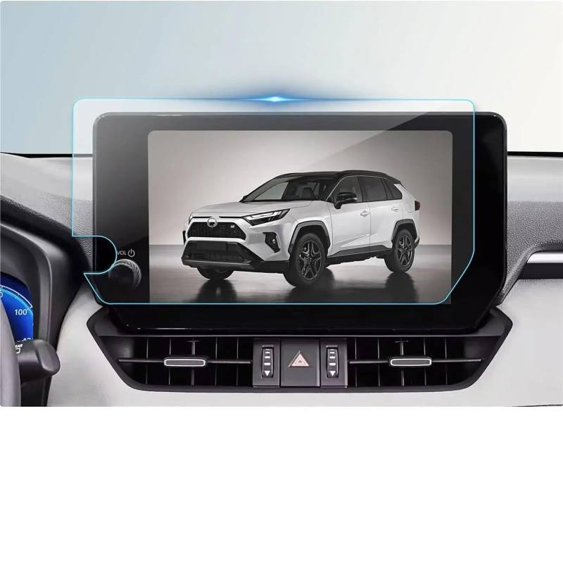 Für Toyota Für RAV4 Für RAV 4 2023 2024 Auto-Infotainmentsystem Radio GPS-Konsole Navigation Displayschutzfolie Aus Gehärtetem Glas Navigation Schutzfolie Aus Gehärtetem Glas(10.5INCH) von CRUBVQQ