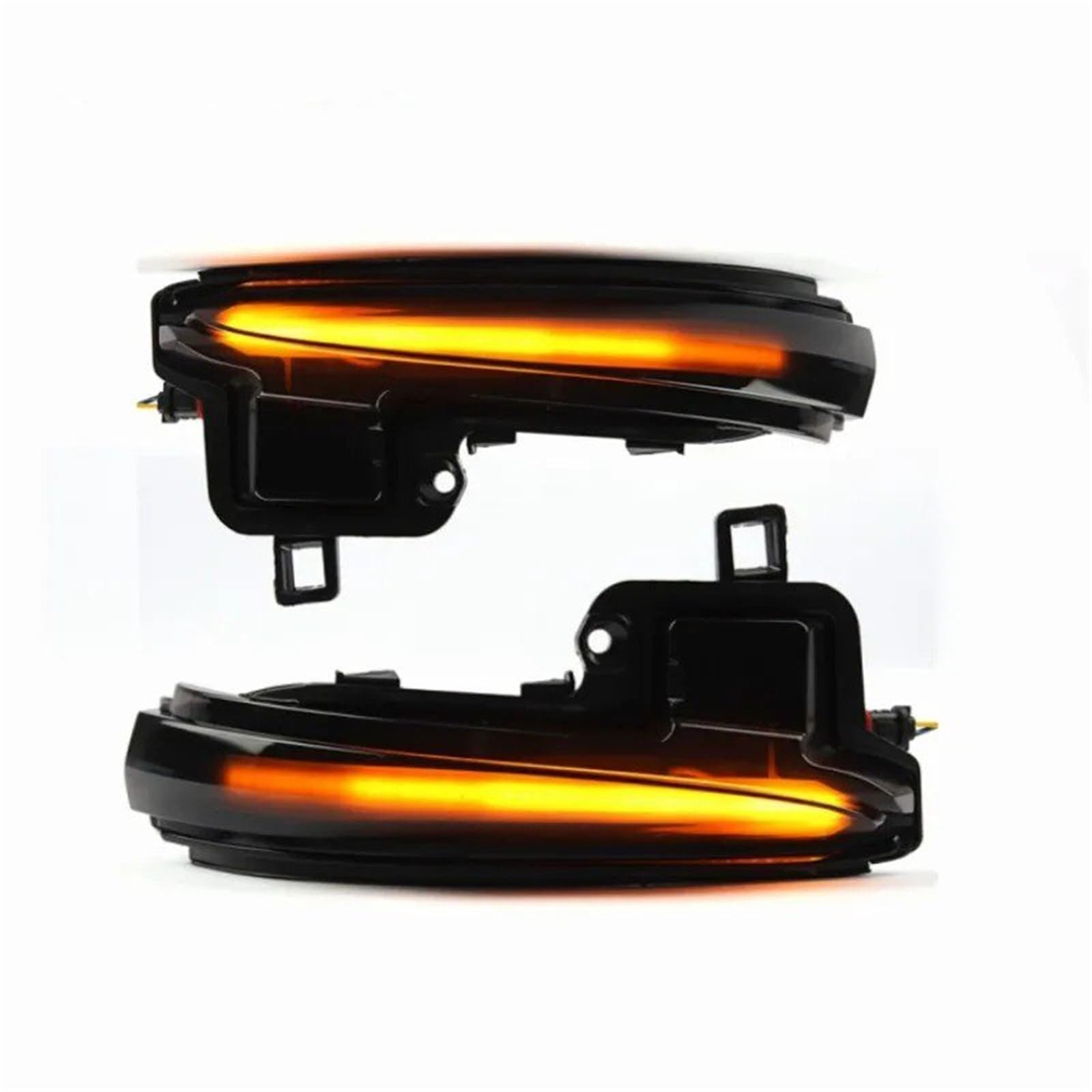 Für Toyota Für Tacoma Für Toyota Für RAV4 Für XA50 16-22 2 Stücke Auto LED Rückspiegel Blinker Dynamische Lampe Auto Blinker Spiegel Indikator(Amber weißes Licht) von CRUBVQQ