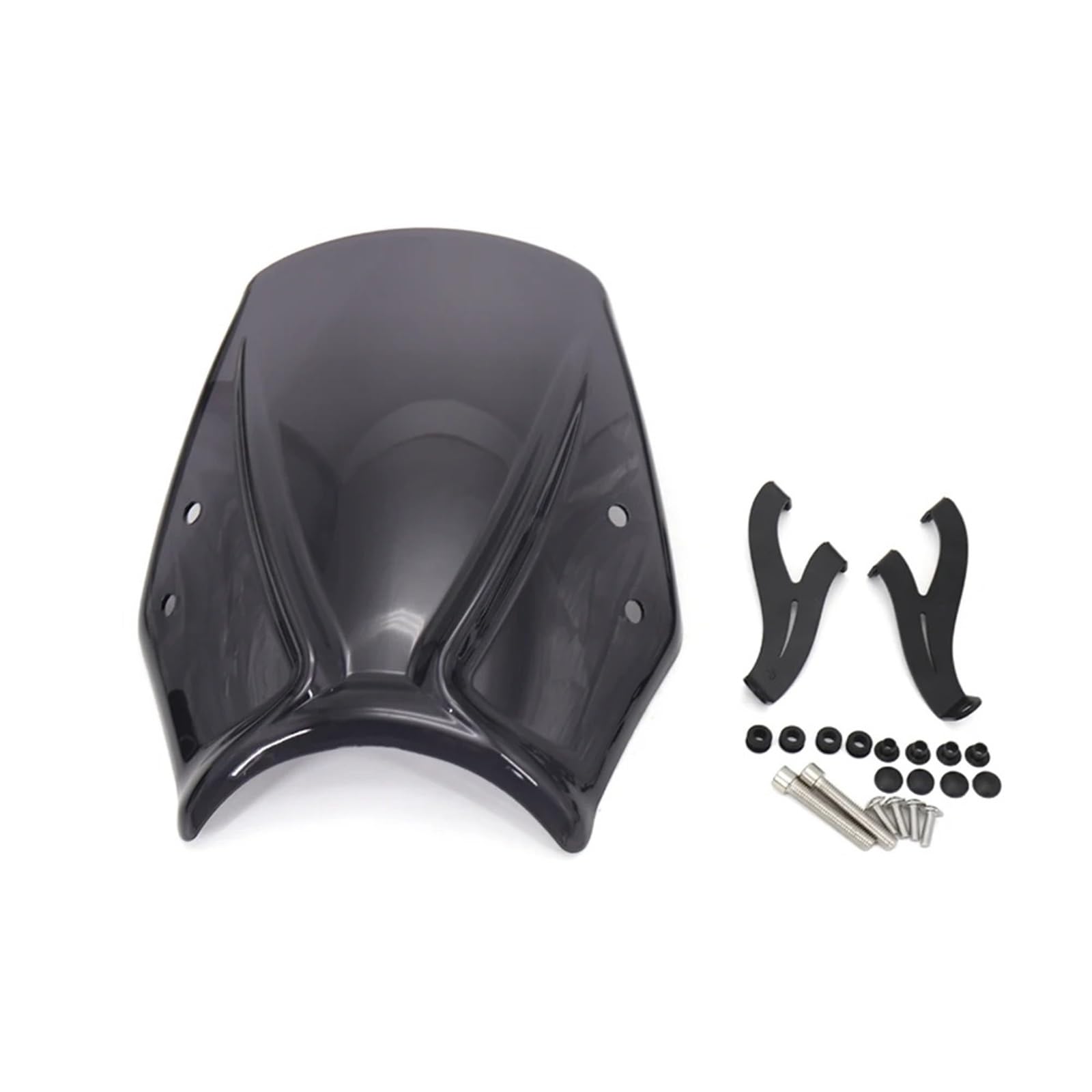 Für Trident Für Trident 660 Für Trident660 2021 2022 Motorrad Windschutzscheibe Zubehör Windschutzscheibe Schallwand Luft Windabweiser Windschutz Windabweiser Motorrad(Dark Smoke) von CRUBVQQ