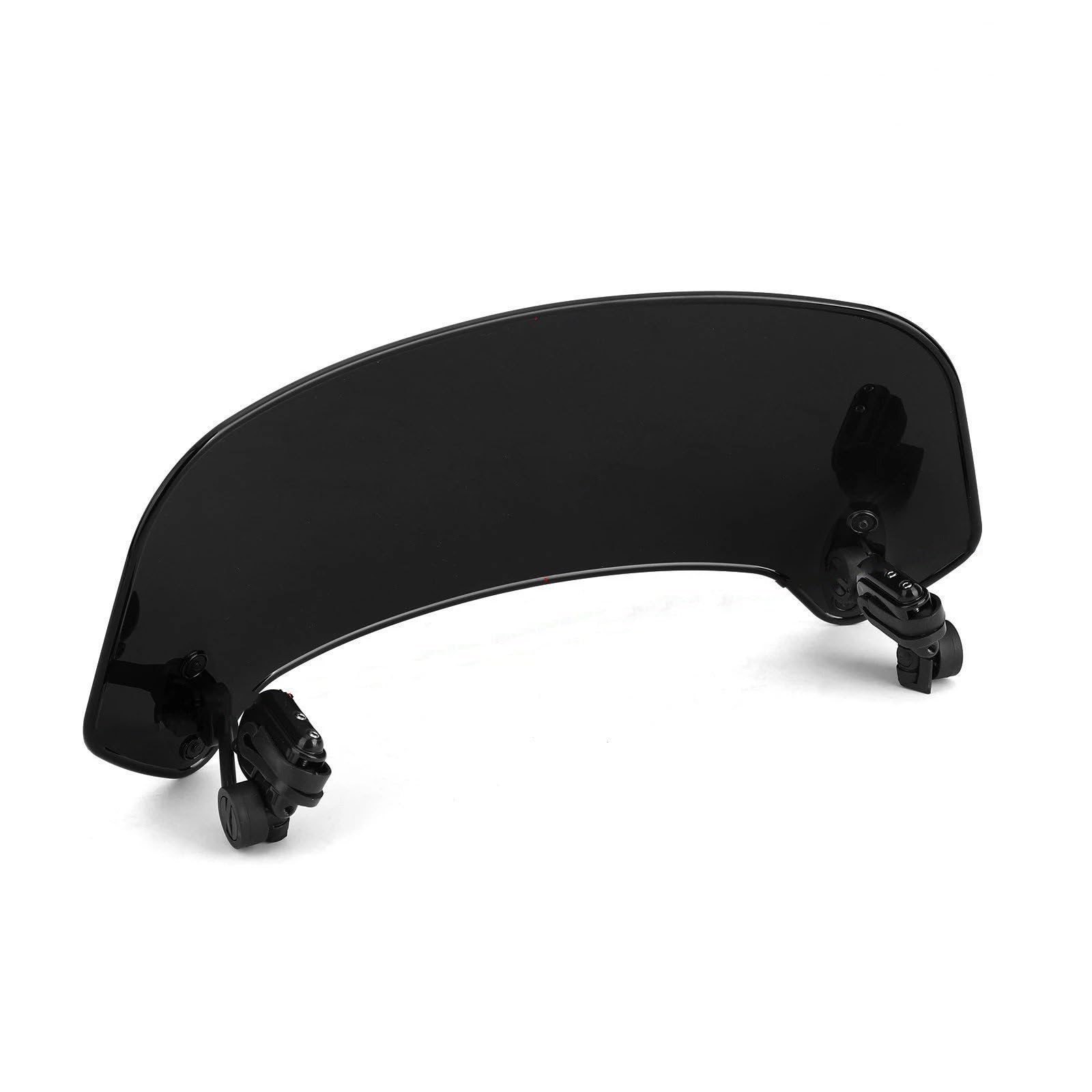 Für Universal Motorrad Einstellbare Clip Auf Windschutzscheibe Verlängerung Spoiler Windabweiser Windschutz Windabweiser Motorrad(Black 13cm 36.5cm) von CRUBVQQ