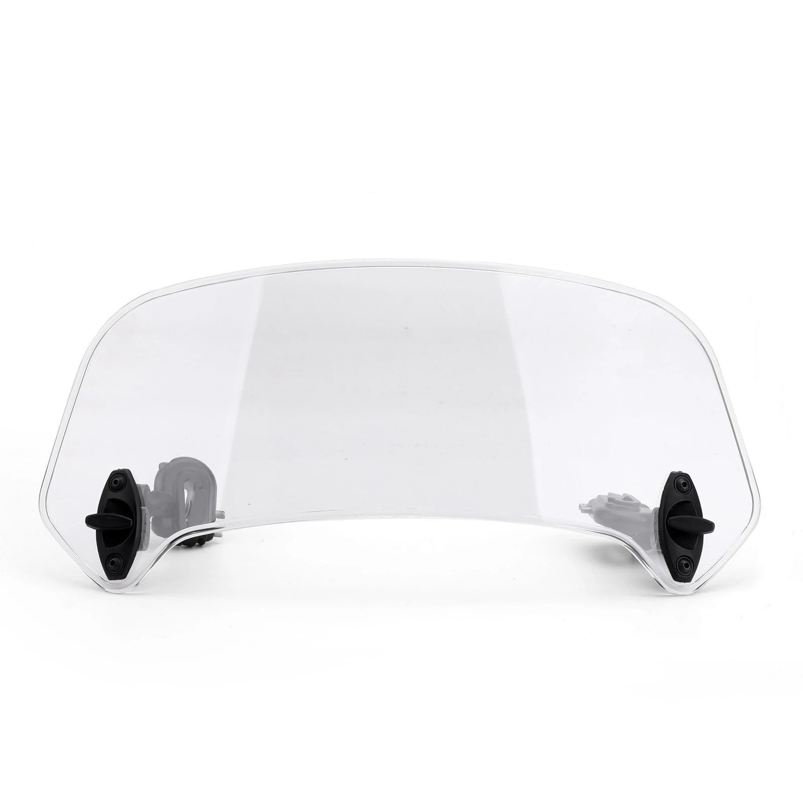 Für Universal Motorrad Einstellbare Clip Auf Windschutzscheibe Verlängerung Spoiler Windabweiser Windschutz Windabweiser Motorrad(Clear 13cm 36.5cm) von CRUBVQQ