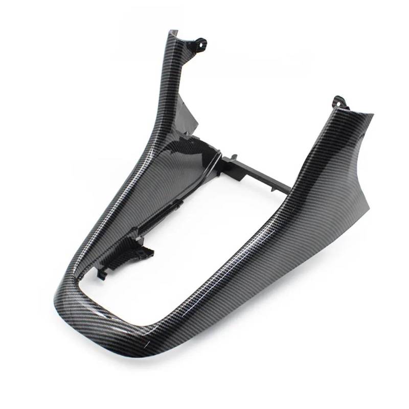 Für VW Für Golf Für MK6 2008 2009 2010 2011 2012 2013 5K0863680 Schwarz Carbon Fiber Center Konsole Schaltknauf Rahmen Abdeckung Auto Zentrale Steuerung Abdeckung Aufkleber(Carbon Fiber) von CRUBVQQ