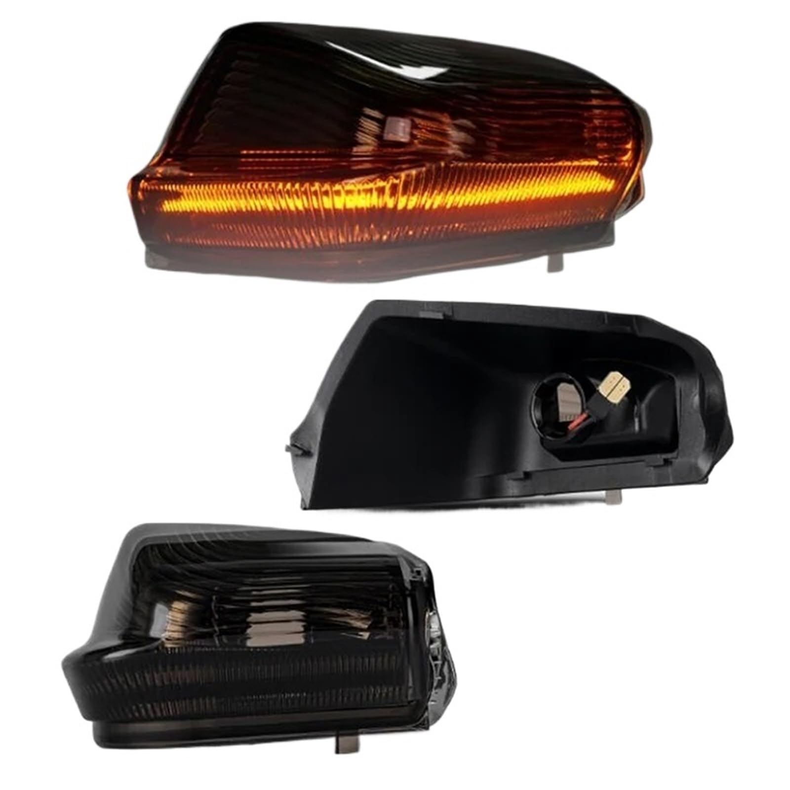 Für VW Für Handwerker Für Benz Für Sprinter 2006-2017 0018229020 2 Stücke Vorne Led Dynamische Seitenspiegel Licht Blinker Lampe Auto Blinker Spiegel Indikator(Smoked) von CRUBVQQ