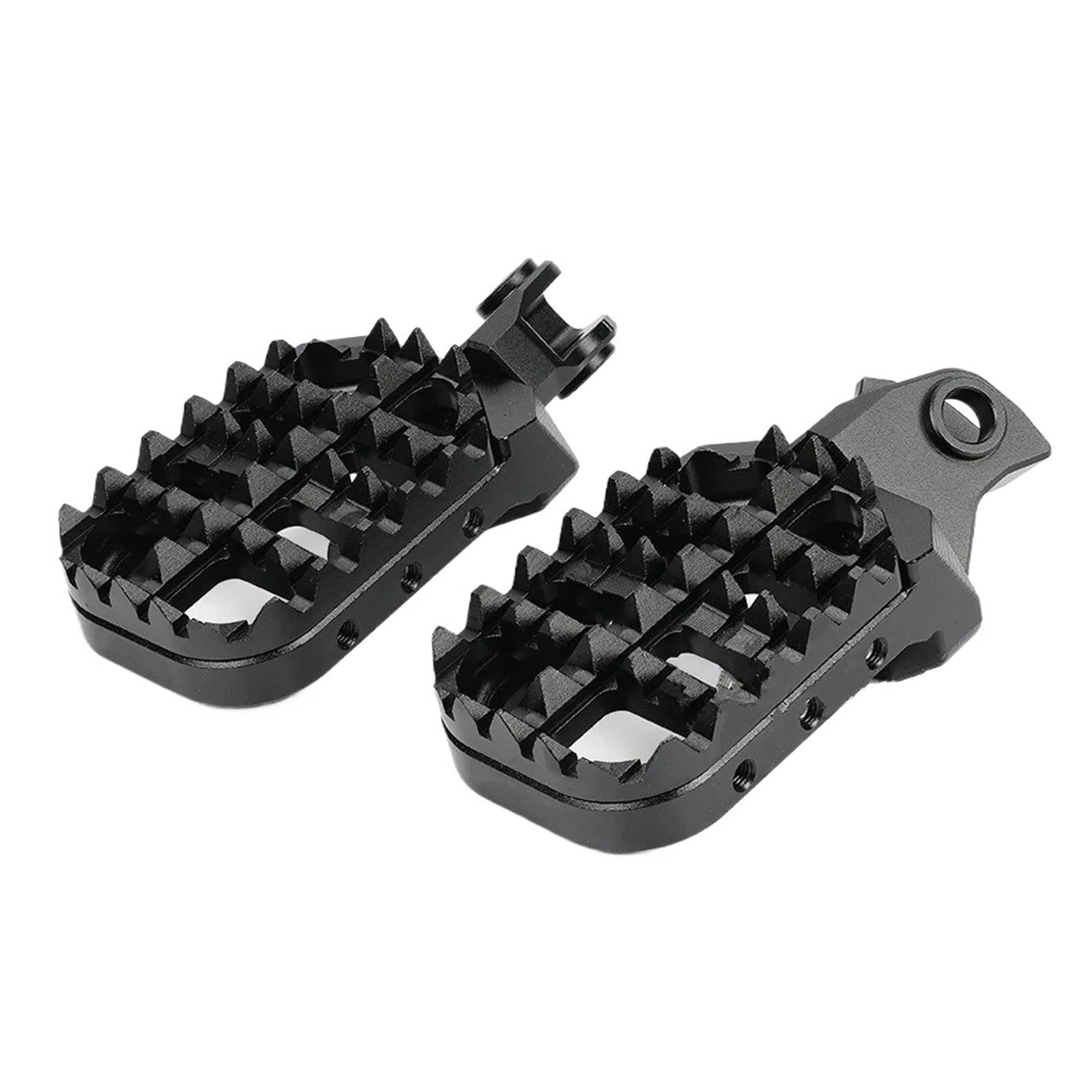 Fussrasten Motorrad Für Colove Für 450 Für Rally 2023 2024 Vorne Fußrasten Fußrasten Pedal Motorrad Fahrer Fußrasten Fußstützen Pad Zubehör Motorrad Pedal(Black) von CRUBVQQ