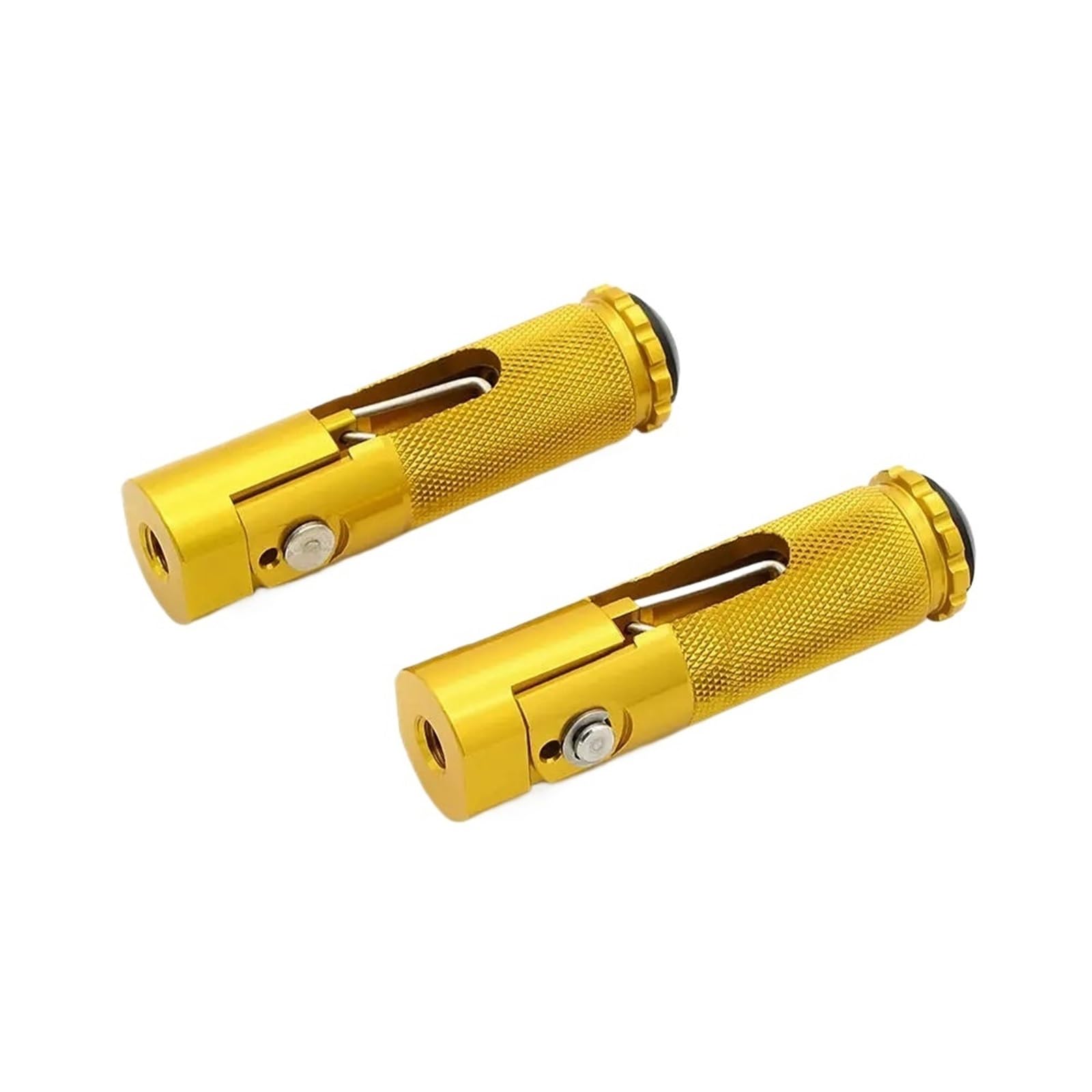 Fussrasten Motorrad Für Kawasaki Für Z125 Für Pro 2016 2017 2018 Motorrad Klapp Fußstützen Fußrasten Fußrasten Pegs Hinten Pedale Fußrastenanlage Set Motorrad Pedal(Gold) von CRUBVQQ