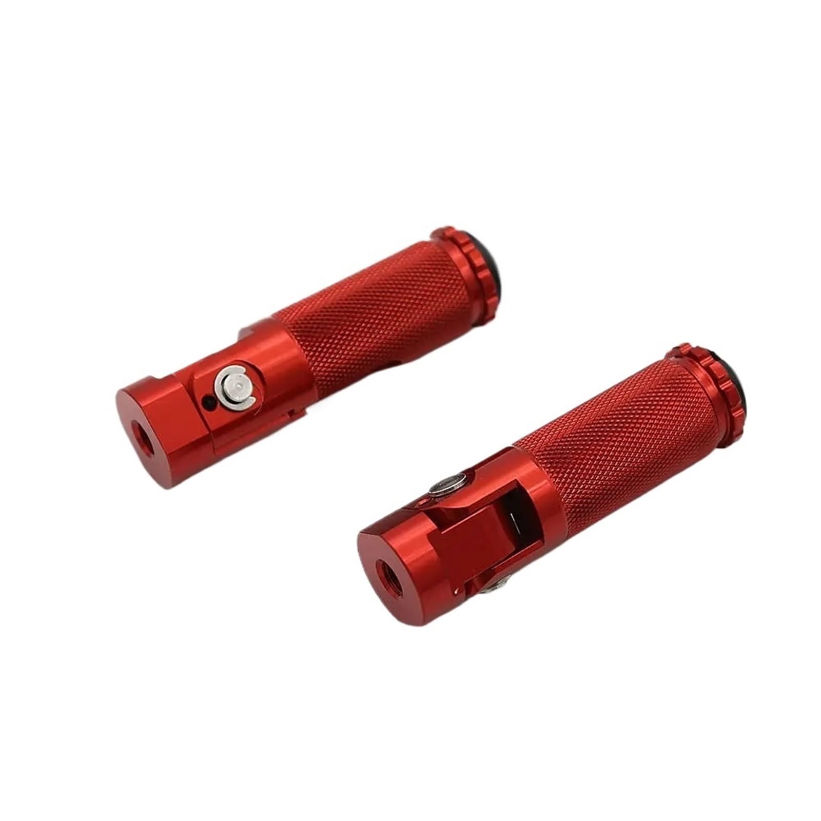 Fussrasten Motorrad Für Kawasaki Für Z125 Für Pro 2016 2017 2018 Motorrad Klapp Fußstützen Fußrasten Fußrasten Pegs Hinten Pedale Fußrastenanlage Set Motorrad Pedal(Red) von CRUBVQQ