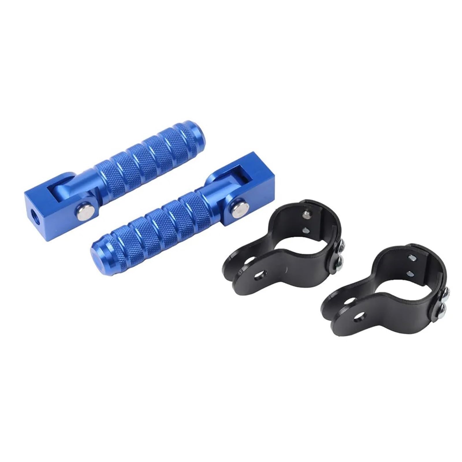 Fussrasten Motorrad Für NC700S Für DCT Für NC700X Für DCT Zubehör Vorne Klappbare Fußrasten Schellen Fußstützen Fußstützen Pedale Motorrad Pedal(Blue) von CRUBVQQ