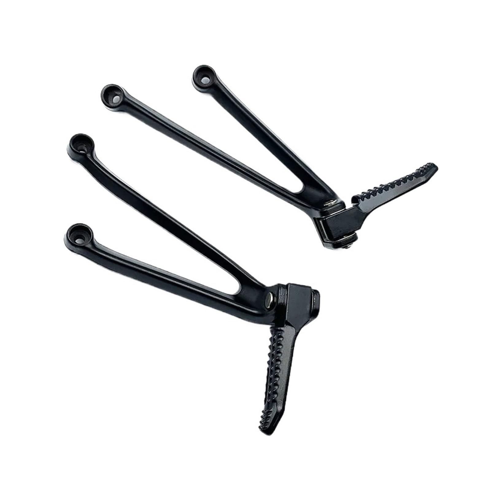 Fussrasten Motorrad Für S1000 Für S1000R Für S1000RR 2009-2022 Motorrad Hinten Passagier Fußrasten Fuß Peg Rest Pedal Halterung Kit Motorrad Pedal(BBlack) von CRUBVQQ