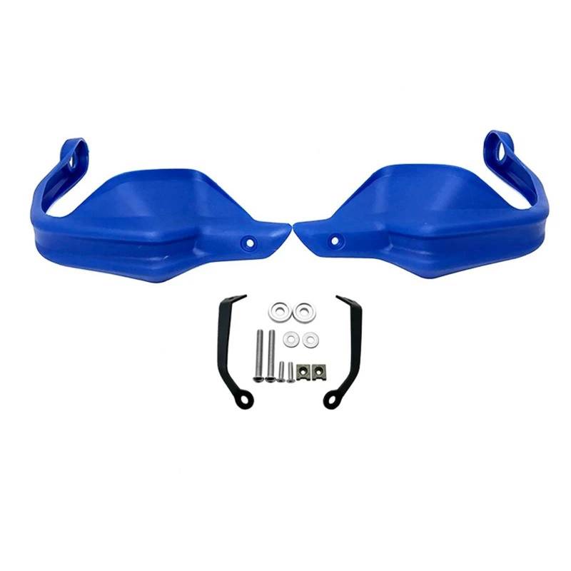 Motorrad Handschützer Für CFMOTO Für 650MT Für 400MT Hand Handprotektoren Schild Guards Windschutzscheibe Hand Wind Schutz Motorrad Zubehör Lenker Handschutz(Handguard Blue) von CRUBVQQ