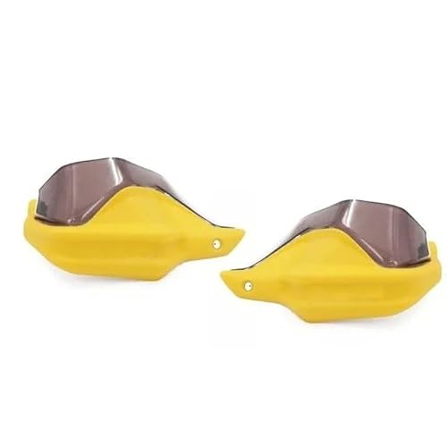 Motorrad Handschützer Für CFMOTO Für 800MT Motorrad Handprotektoren Zubehör Lenker Handprotektoren Protektoren Lenker Hand Windschutzscheibe Lenker Handschutz(Yellow Brown) von CRUBVQQ