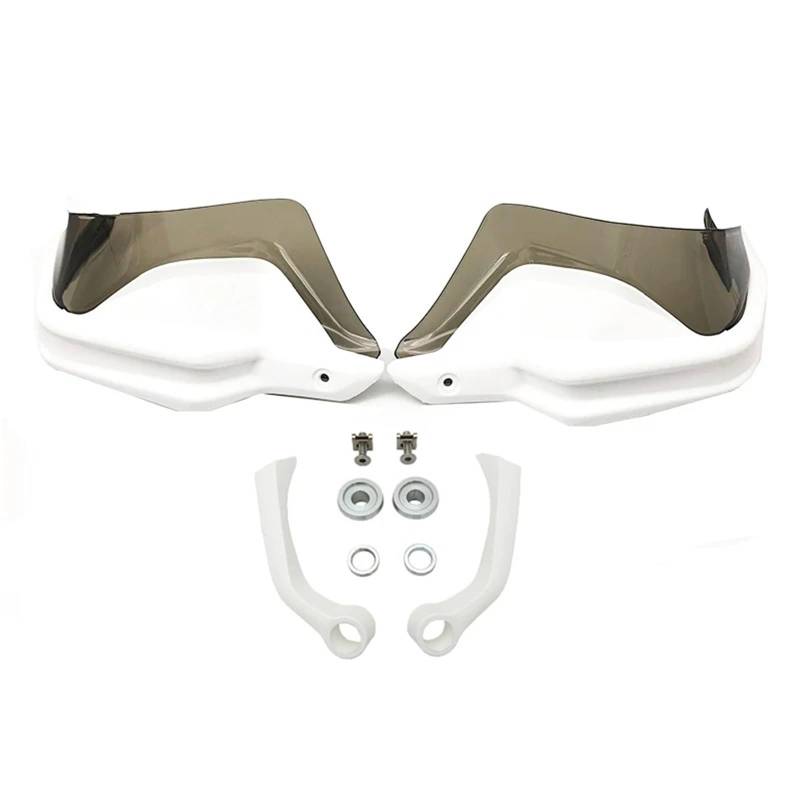 Motorrad Handschützer Für G310GS 2017-2023 Motorrad Handprotektoren Schild Wachen Windschutzscheibe Hand Wind Schutz Lenker Handschutz(White Green Set) von CRUBVQQ