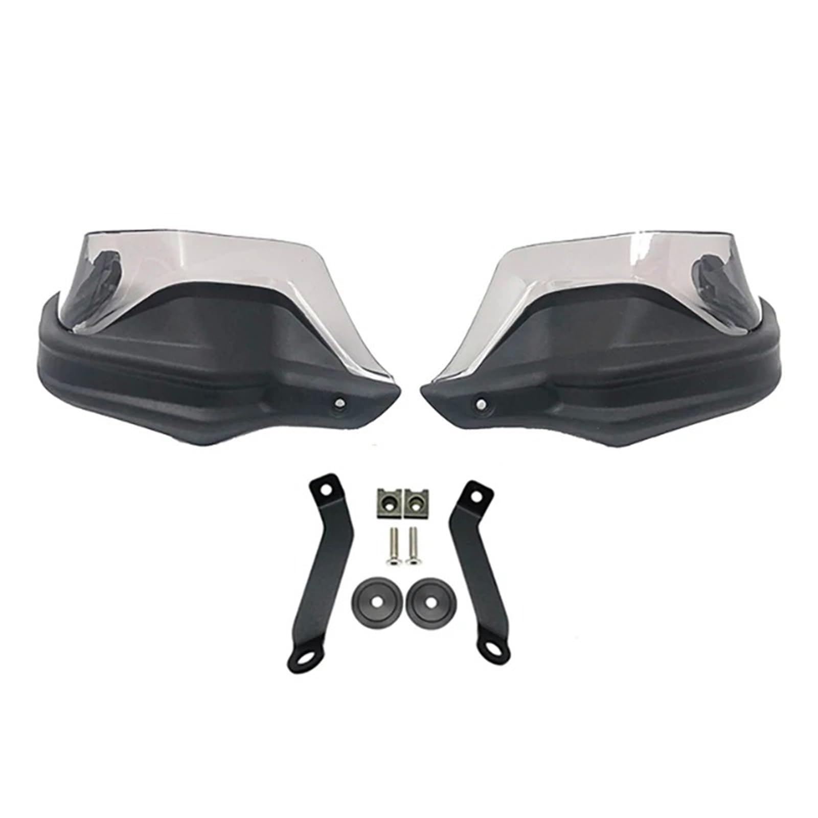 Motorrad Handschützer Für NC750 X 2014-2021 Für NC750 X Für DCT 2013-2020 Lenker Handschutz Motorrad Zubehör Hand Schutzfolie Lenker Handschutz(Black Grey Set) von CRUBVQQ