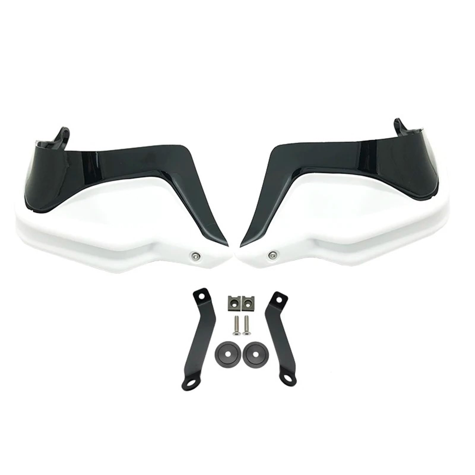 Motorrad Handschützer Für NC750 X 2014-2023 Für NC750 X DCT 2013-2020 Für NC750S 2016-2017 Motorrad-Handschutzschild Handschutz Lenker Handschutz(White Black Set) von CRUBVQQ