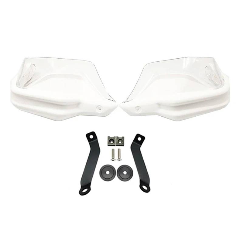 Motorrad Handschützer Für NC750 X 2014-2023 Für NC750 X Für DCT 2013-2020 Look Motorrad-Handschutzschild Handschutzschutz Lenker Handschutz(White Clear Set) von CRUBVQQ