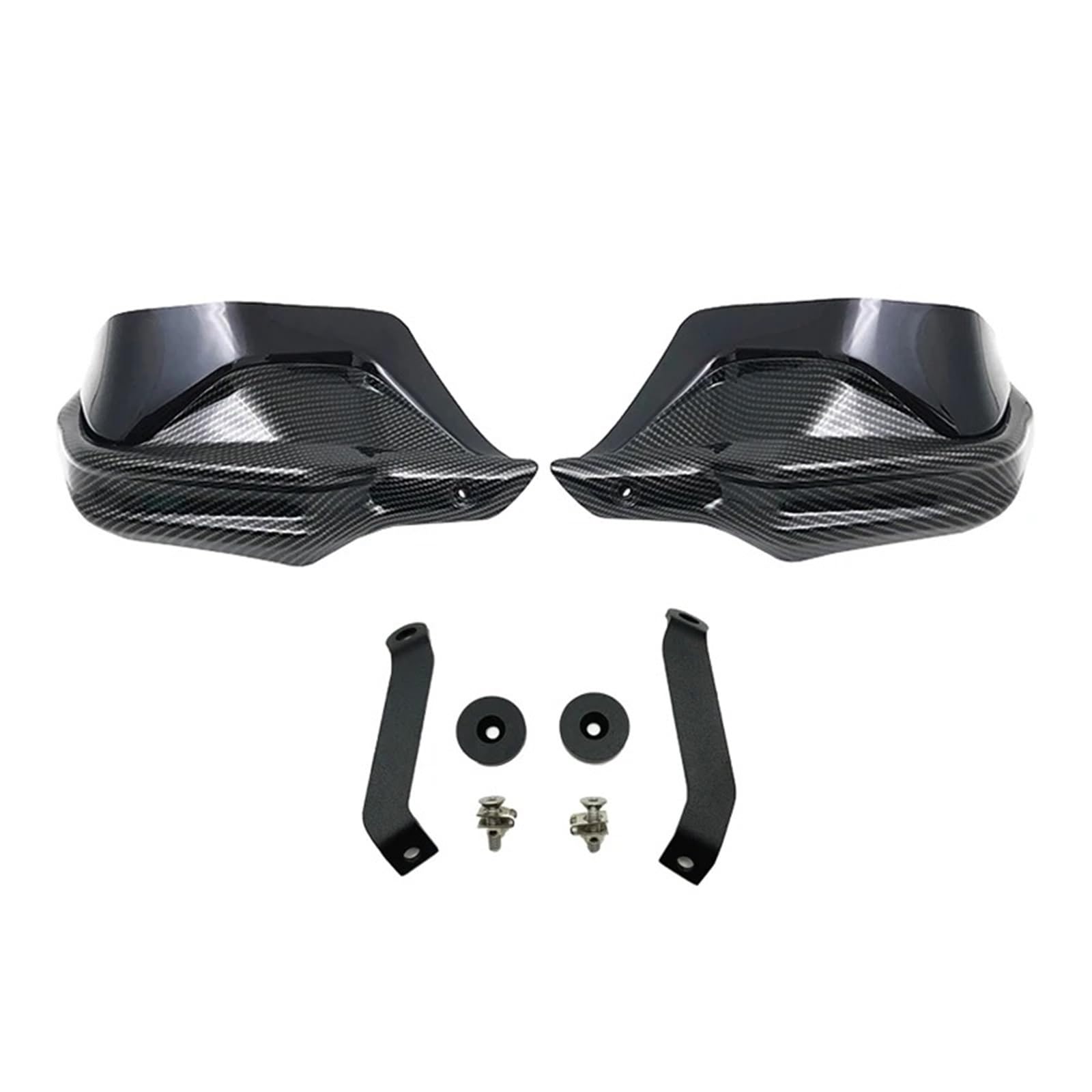 Motorrad Handschützer Für NC750 X 2014-2023 Für NC750 X Für DCT 2013-2020 Motorrad Handschutz Hand Schutz Wind Schild Hand Guards Abdeckung Lenker Handschutz(Carbon-Black) von CRUBVQQ