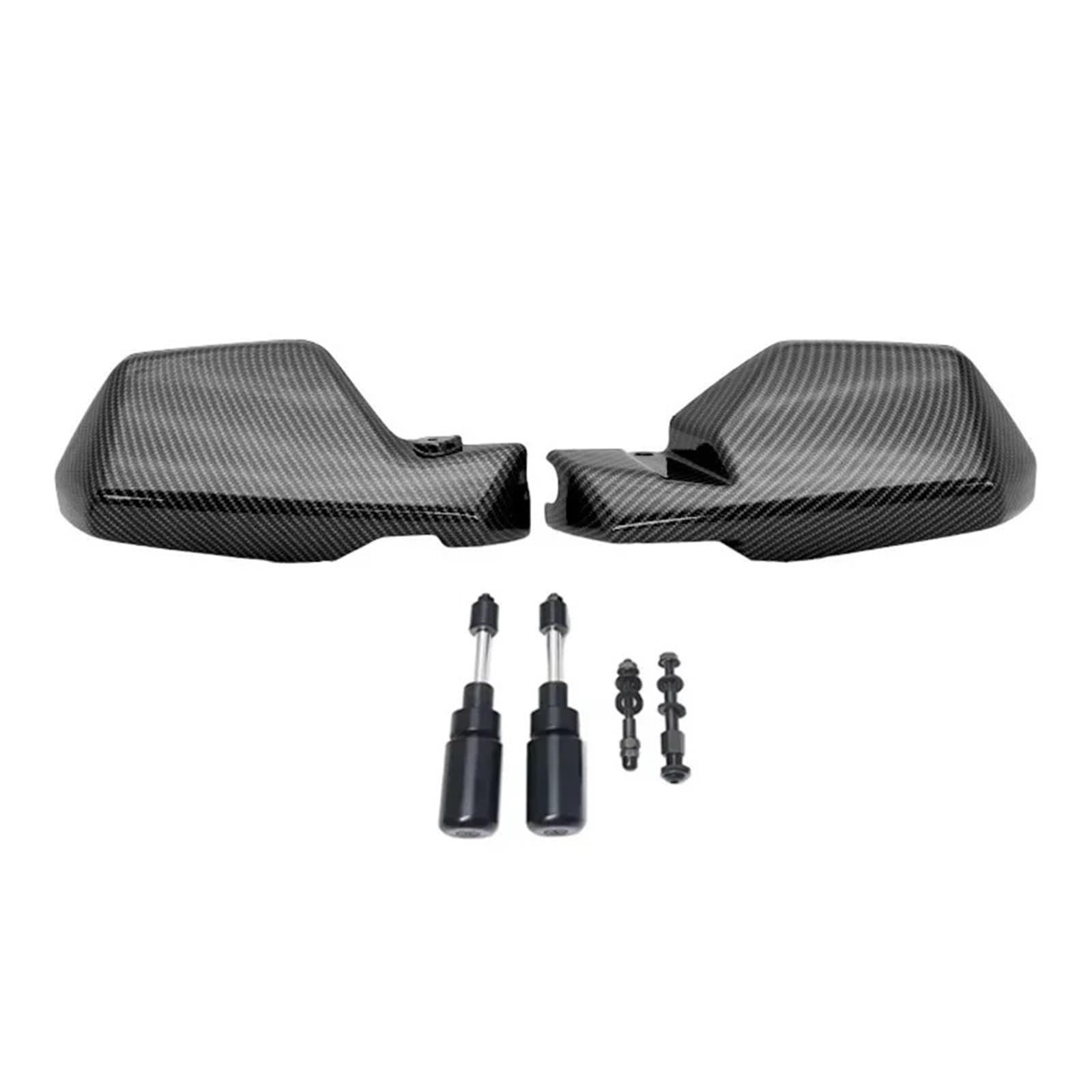 Motorrad Handschützer Für Suzuki Für V-Strom Für DL650 2004-2023 Motorrad Carbon Handschutz Schild Hand Schutzfolie Windschutzscheibe Lenker Handschutz(Carbon Full Set) von CRUBVQQ