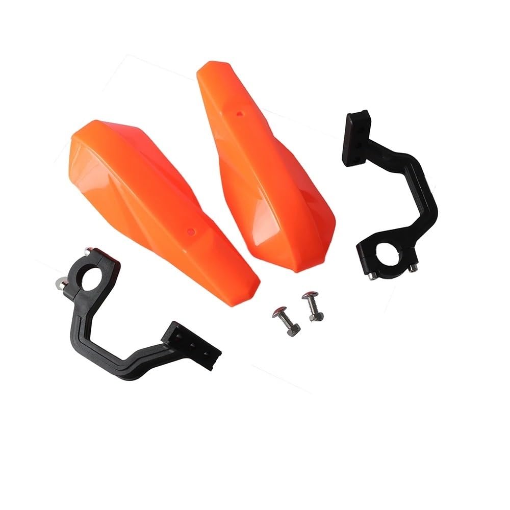 Motorrad Handschützer Motorrad-Griffschutz Lenker-Handschutz Schild Roller Winddichter Handschutz Universell 7/8 Zoll 22 Mm, 1 1/8 Zoll 28 Mm Lenker Handschutz(Orange) von CRUBVQQ