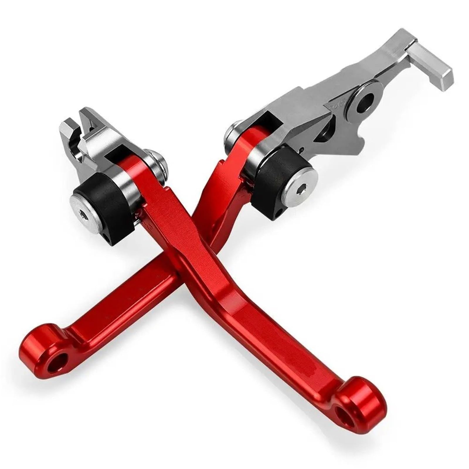 Motorrad Kupplung Bremshebel Für CRF300L Für CRF 300L Für CRF300 L 2022 Motorcoss Pit Dirtbike Pivot Faltbare Bremse Kupplung Hebel Mit Zubehör Bremshebel Kupplungss(A Pair red) von CRUBVQQ