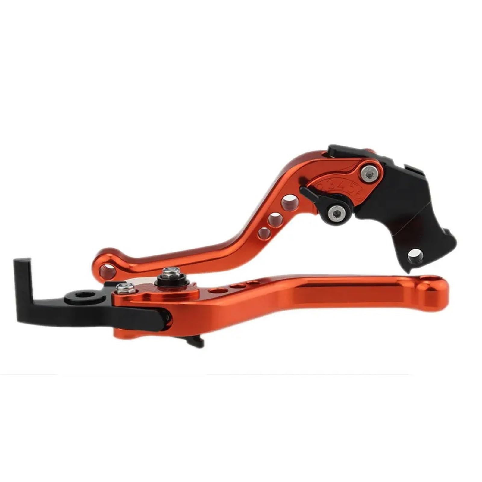 Motorrad Kupplung Bremshebel Für XT600E Für Xt 600 1990-2003 Motorrad Kupplung Bremshebel Aluminium Einstellbare Griff Zubehör Hebel Bremshebel Kupplungss(A Orange) von CRUBVQQ