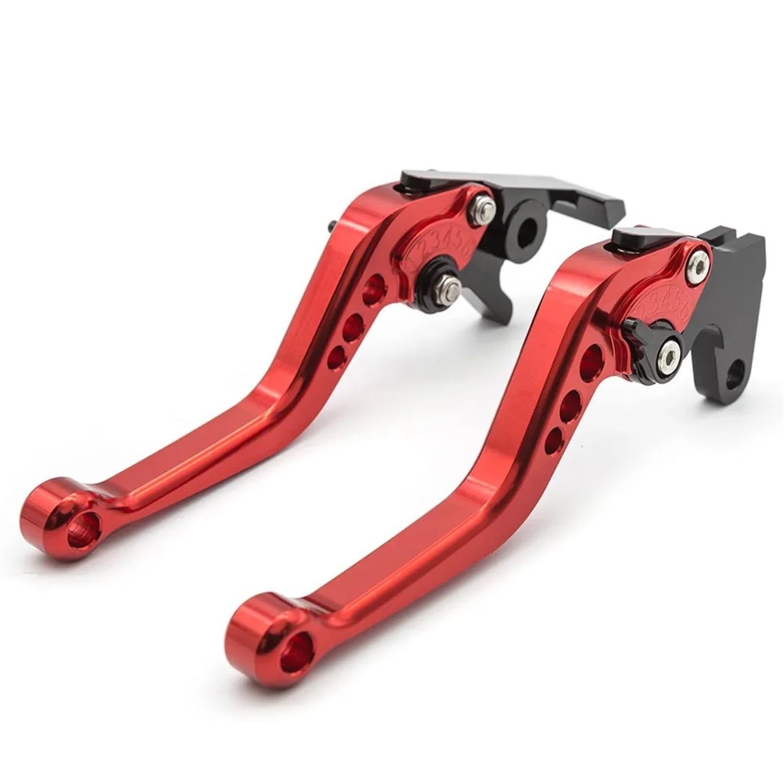 Motorrad Kupplung Bremshebel Für YZ125 Für YZ250 Für YZ250F Für TW225 Für XT250 Motorrad Bremse Kupplung Hebel Bremshebel Kupplungss(B Red) von CRUBVQQ