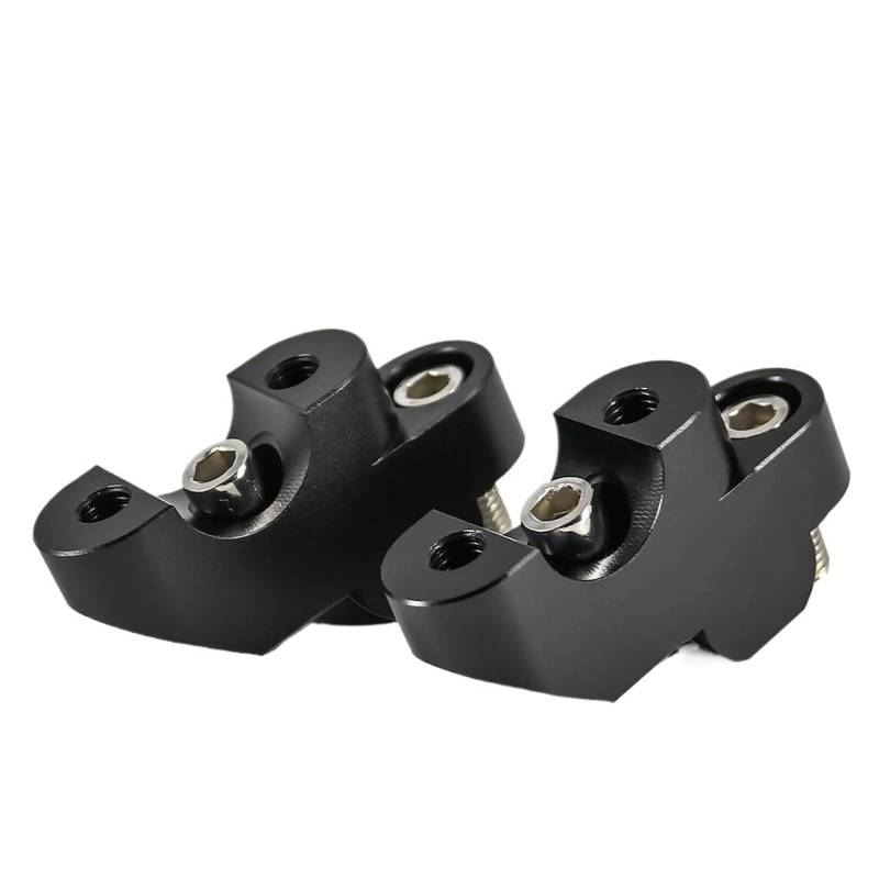 Motorrad Lenker Riser Für NC750X 2016-2021 Motorrad Riser Lenker Klemme Bar Montieren Lenkrad Steigleitungen Bewegen Lift Clip Adapter Lenker Riser(Black) von CRUBVQQ