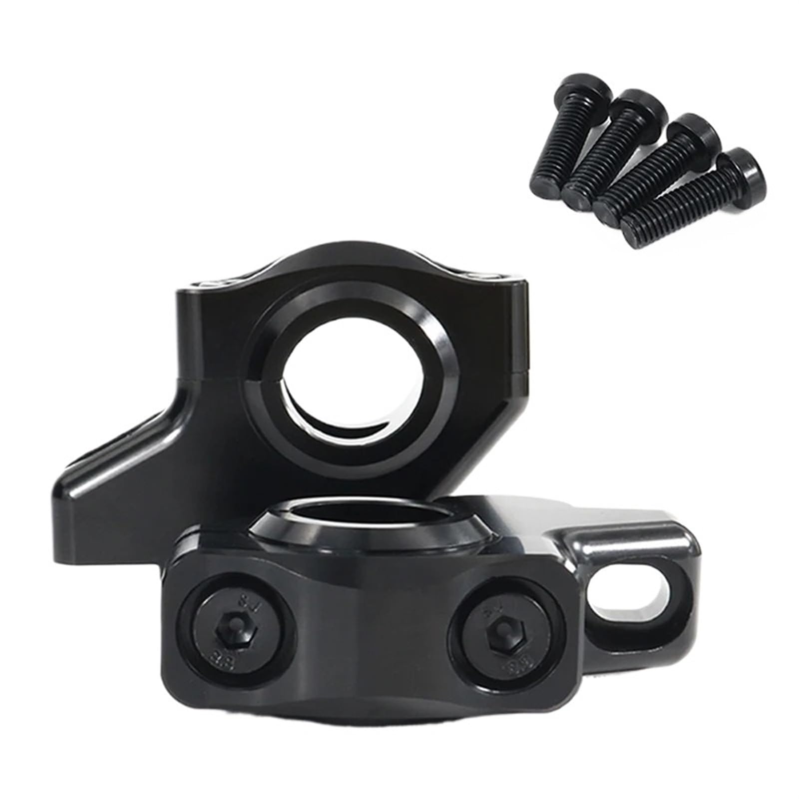 Motorrad Lenker Riser Für XJR 1300 1998–2014 Lenkererhöhung Versetzte Lenkererhöhung Nach Hinten Verschoben Erhöhte Erweiterte Standard-Lenkererhöhung Lenker Riser(Gloss Black) von CRUBVQQ