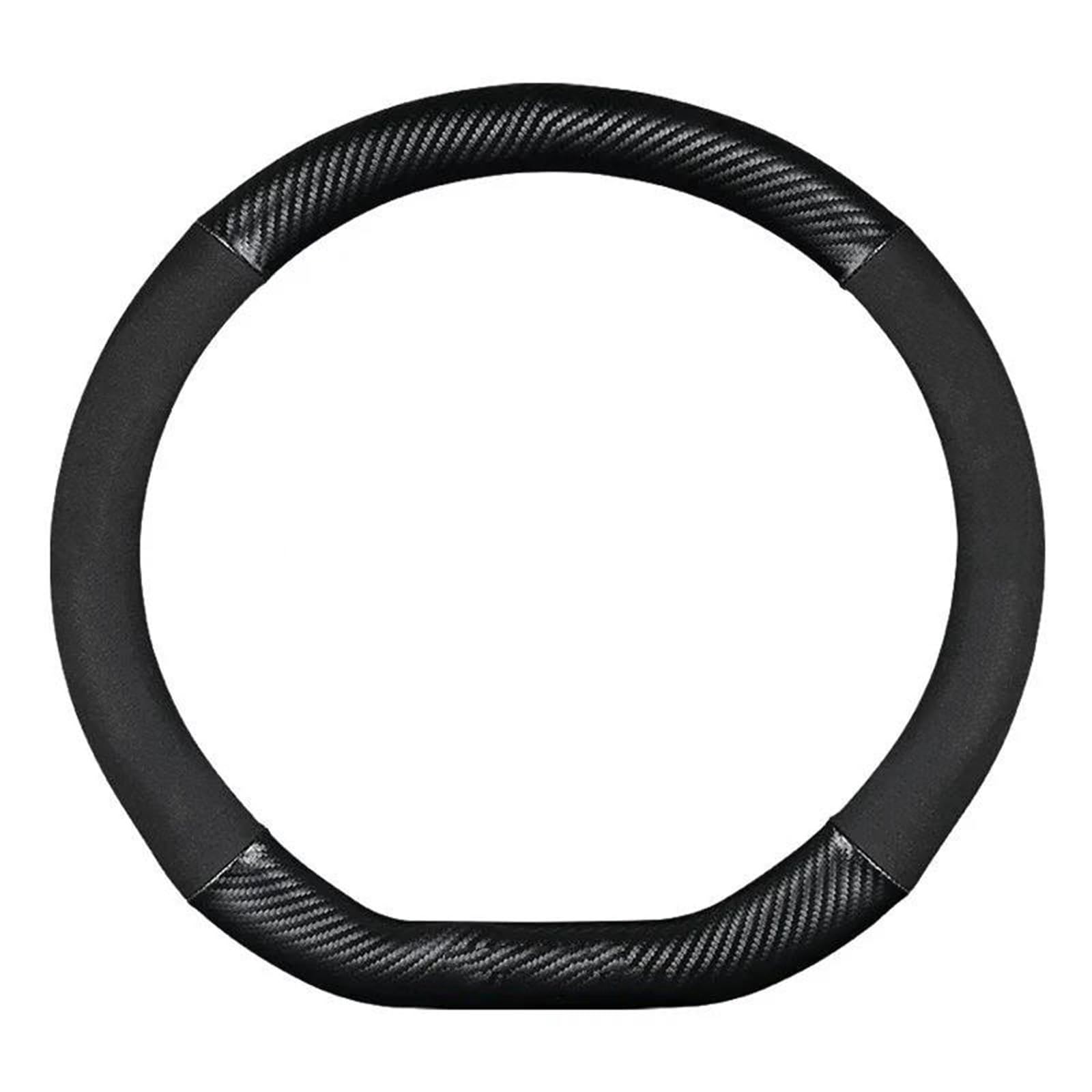 Steering Wheel Cover Für Chery Für Tiggo 7 Pro 2020-2021 Für Tiggo 8 Für Plus 4 5 3 2 T11 5X Für Amulett Für Fulwin Für Arrizo 38cm Carbon Fiber Auto Lenkrad Abdeckung Lenkradabdeckung(D Black) von CRUBVQQ