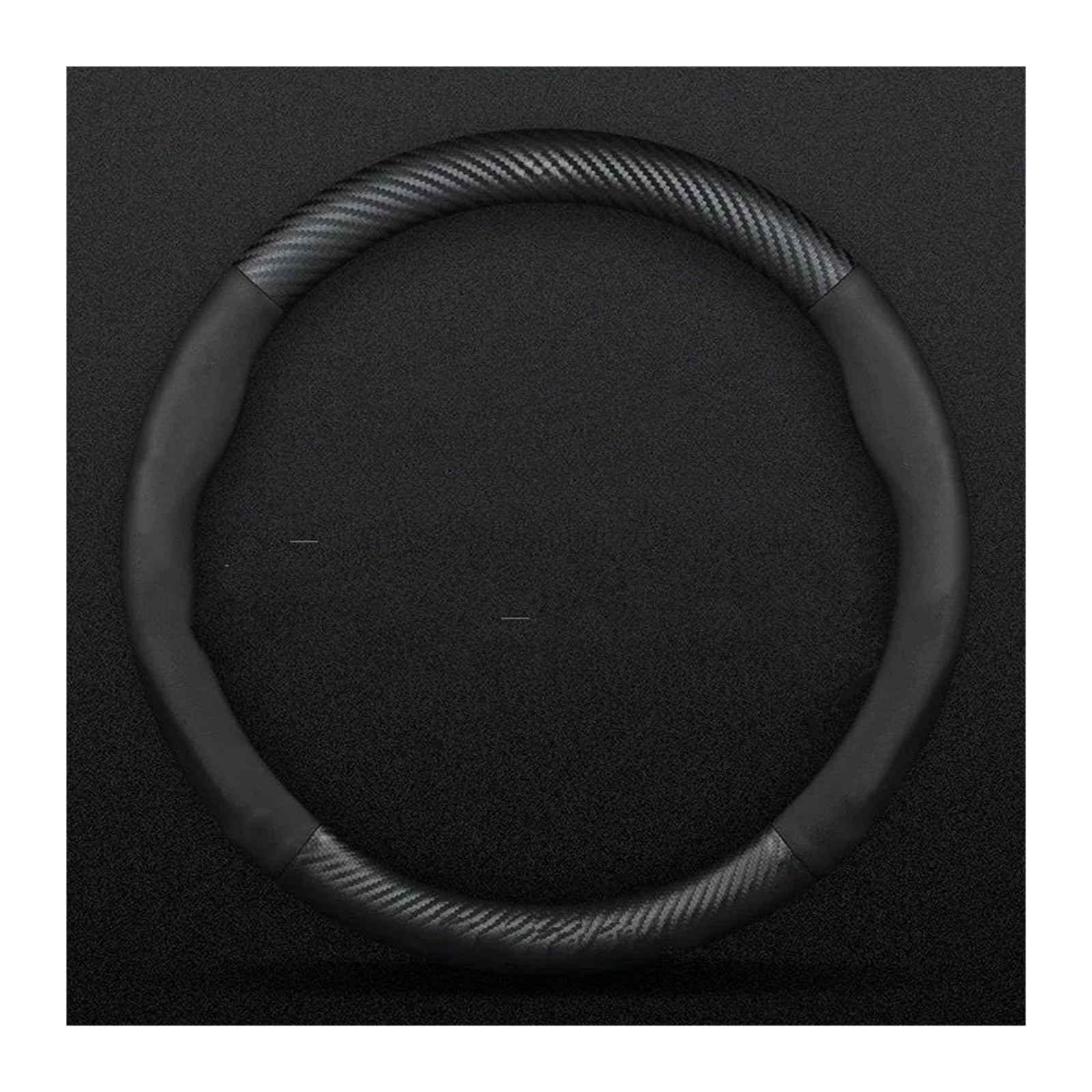 Steering Wheel Cover Für Chery Für Tiggo 7 Pro 2020-2021 Für Tiggo 8 Für Plus 4 5 3 2 T11 5X Für Amulett Für Fulwin Für Arrizo 38cm Carbon Fiber Auto Lenkrad Abdeckung Lenkradabdeckung(O Black) von CRUBVQQ